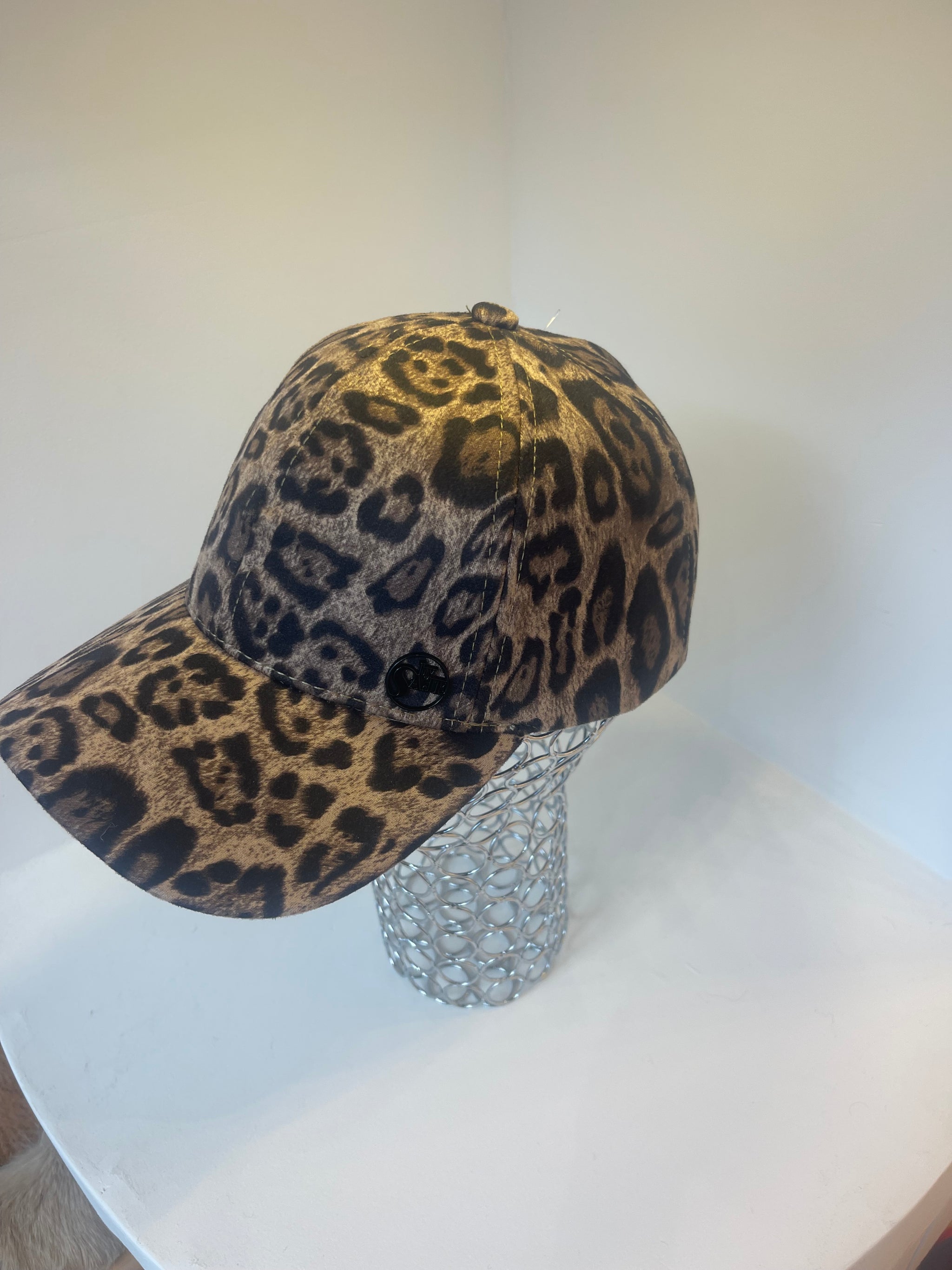 Casquette Gavroche Léopard Simili Cuir - Taille Unique - Imperméable - Neuf Avec étiquettes
