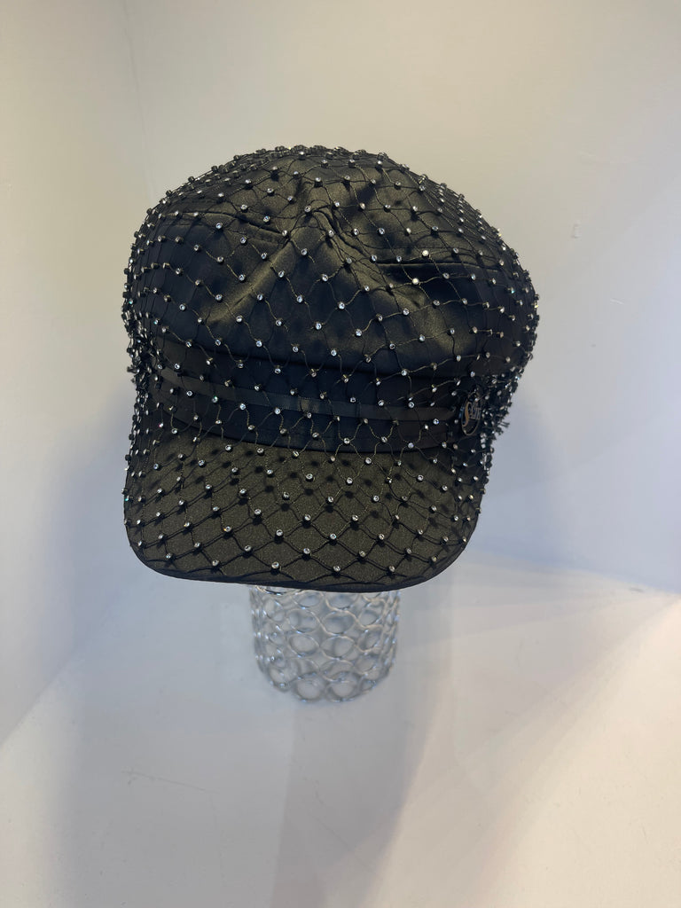 Casquette Ilona résille filet noir 