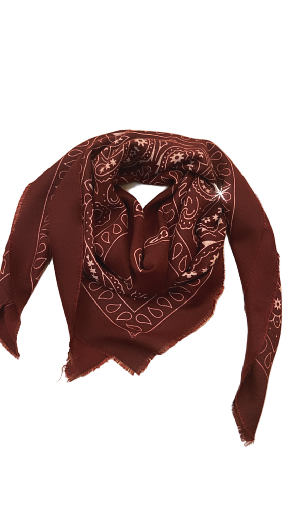 Écharpe laine bandana