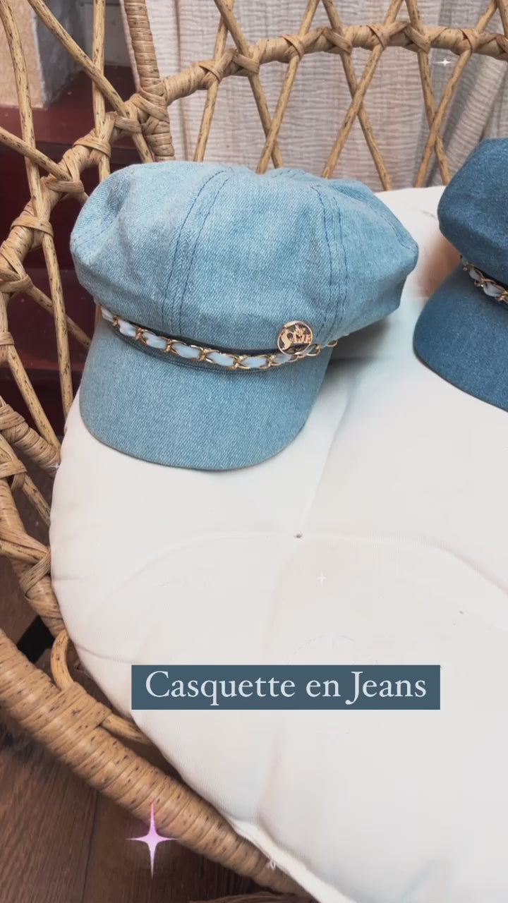 Casquette jeans - Modele Naeli