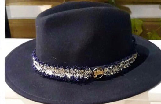 chapeau fedora laine chanel bar mitsva mariage accessoires 