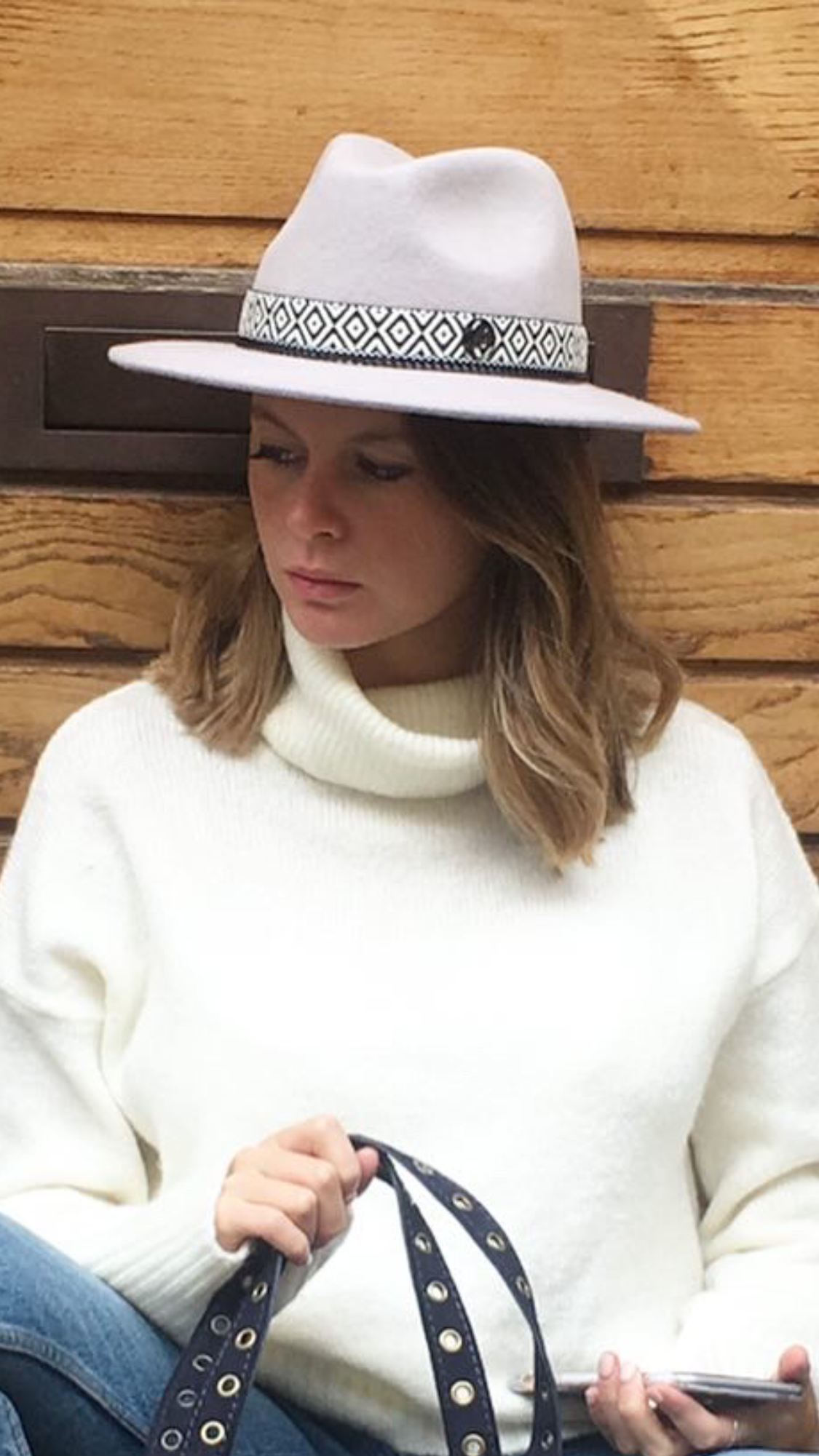 fefora hat chapeau modele Lana motif inca femme accessoire couvre chef