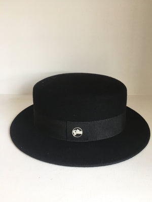 Ouvrir l&#39;image dans le diaporama, canotier chapeau accessoire femme modele serena couvre chef tsniout chapeau mariage 
