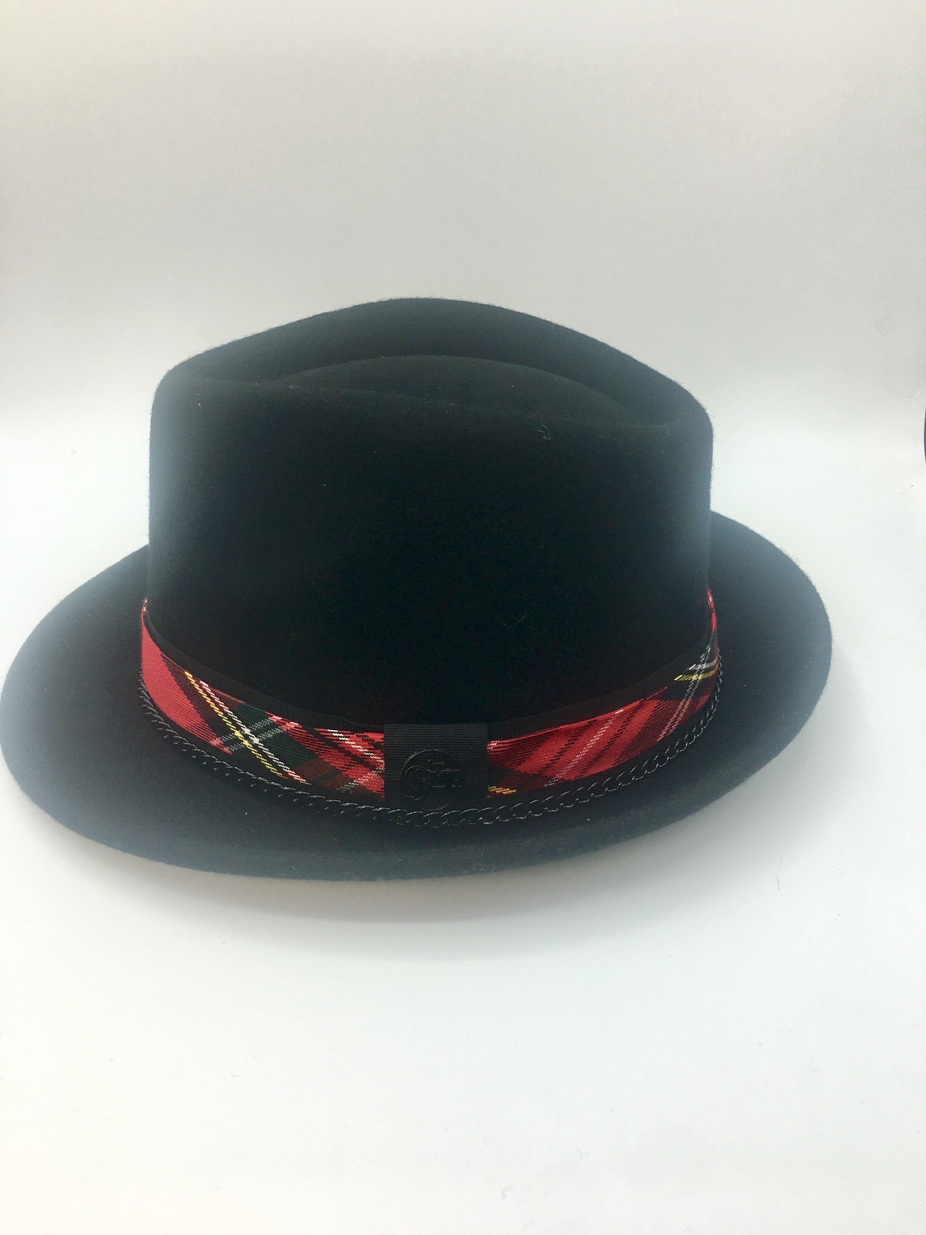 borsalino chapeau tartan ecossais chaine rock chapeau laine feutre accessoire tsniout fashion chapeau Loan