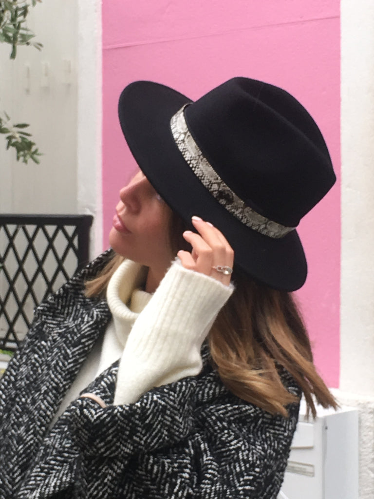 chapeau fedora python modele Ninon accessoire