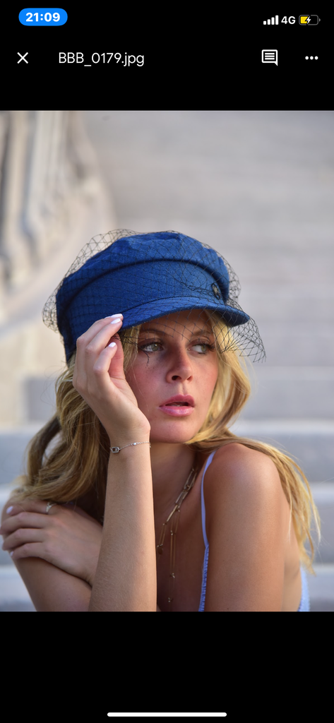 casquette voilette Jeans inspi Dior