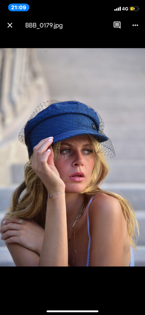 casquette voilette Jeans inspi Dior